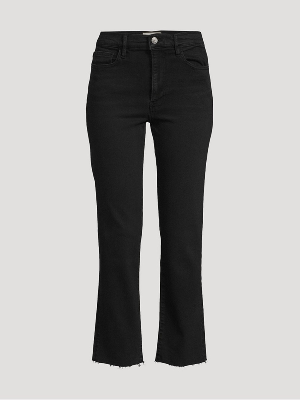 FRAME | Le High Straight-Leg Jeans Raw Hem